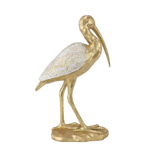 Ibis Sculpture in gold